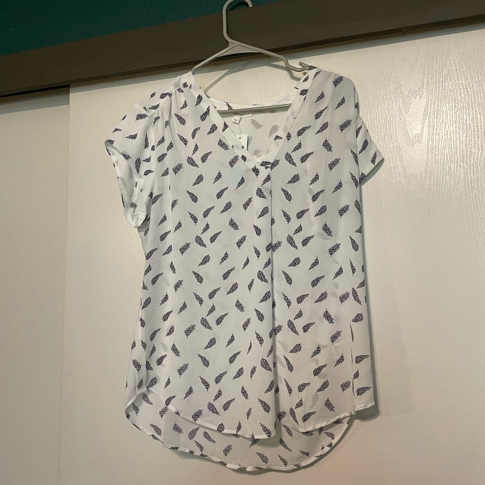 Fun 2 Fun White and Black Blouse